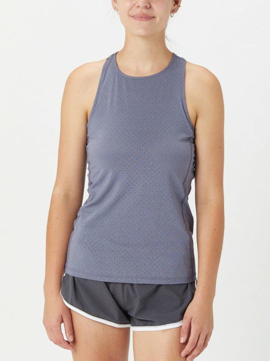 Tanks And Singlets * | Rabbit Women'S Racy Tank Graystone Crazy Deals