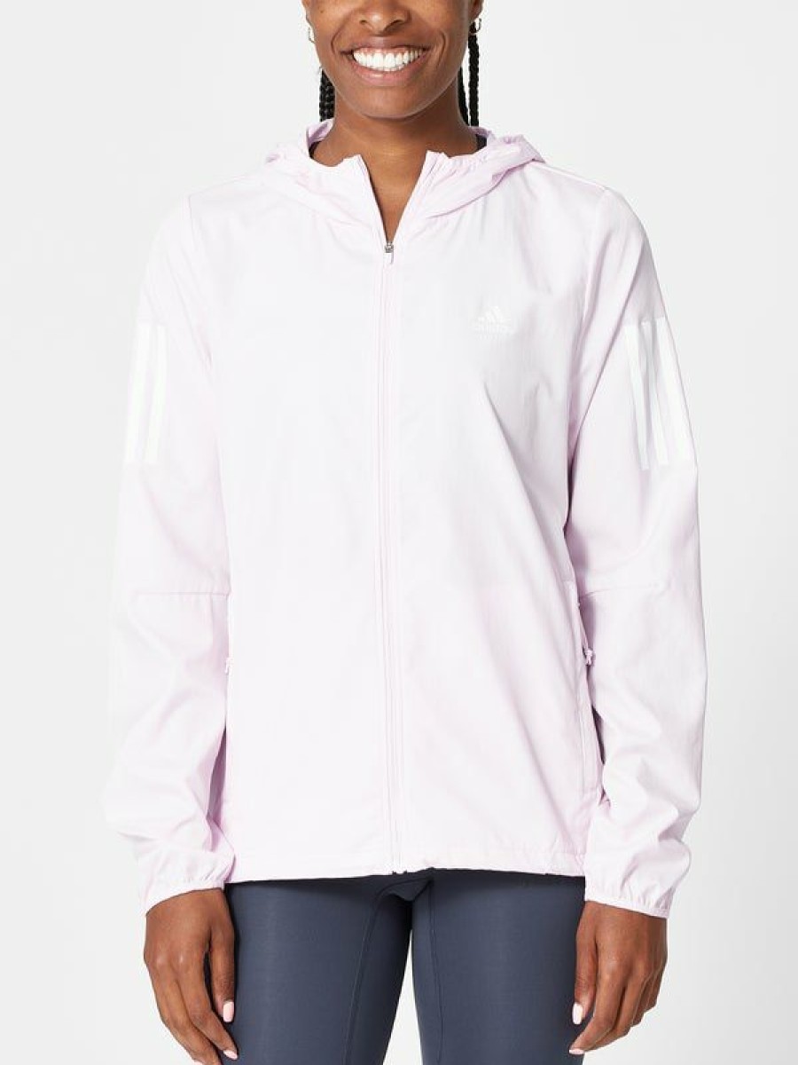 Jackets & Vests * | Adidas Women'S Core Own The Run Windbreaker Cheap