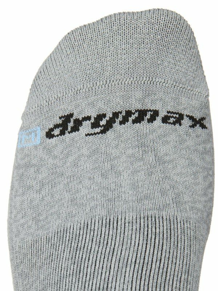 Socks * | Drymax Lite Trail Run Crew Socks Gray Cheaper