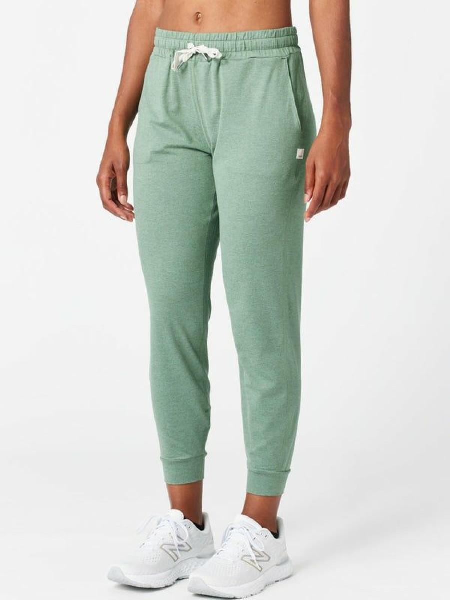 Capris Tights & Pants * | Vuori Women'S Performance Jogger Celadon Heather Wholesale