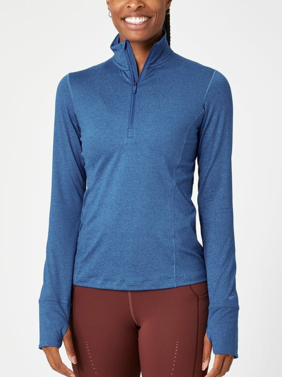 Long Sleeve Hoodies & Zips * | Brooks Women'S Fall Dash 1/2 Zip With Discount