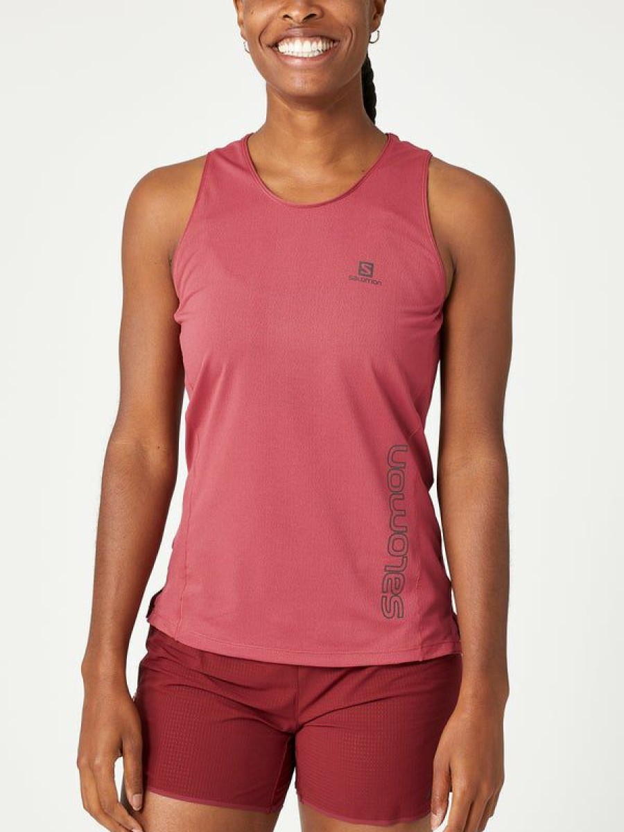 Tanks And Singlets * | Salomon Women'S Sense Aero Tank Best Sellers