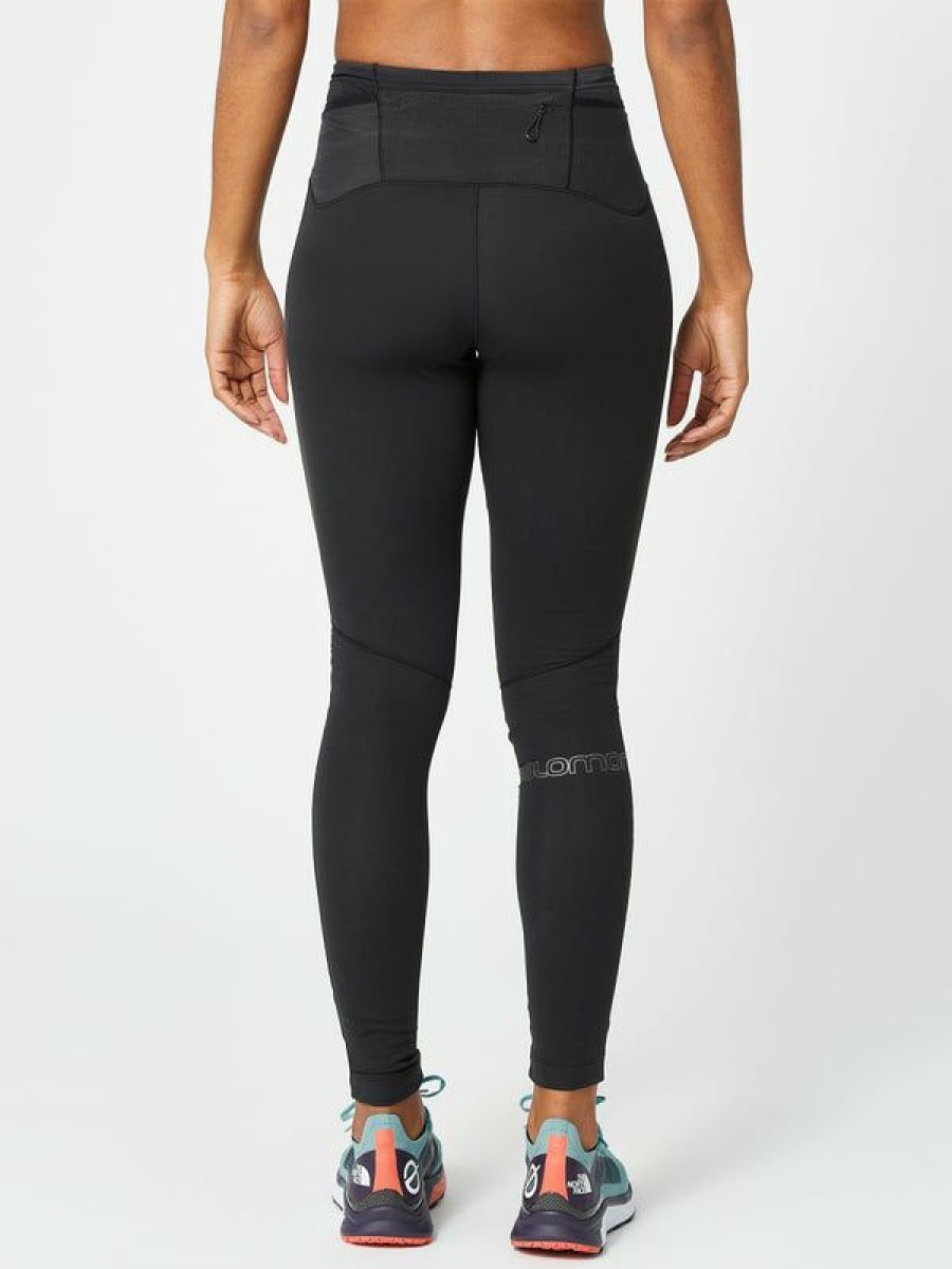 Capris Tights & Pants * | Salomon Women'S Xa Warm Tight Black Sales