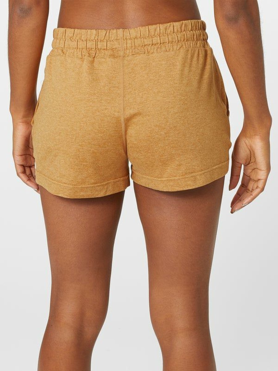 Shorts & Skirts * | Vuori Women'S Halo Performance Short Flax Cheaper