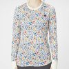 Long Sleeve Hoodies & Zips * | Rabbit Women'S Fall Ribbit Long Sleeve Wildflower Print Cheap