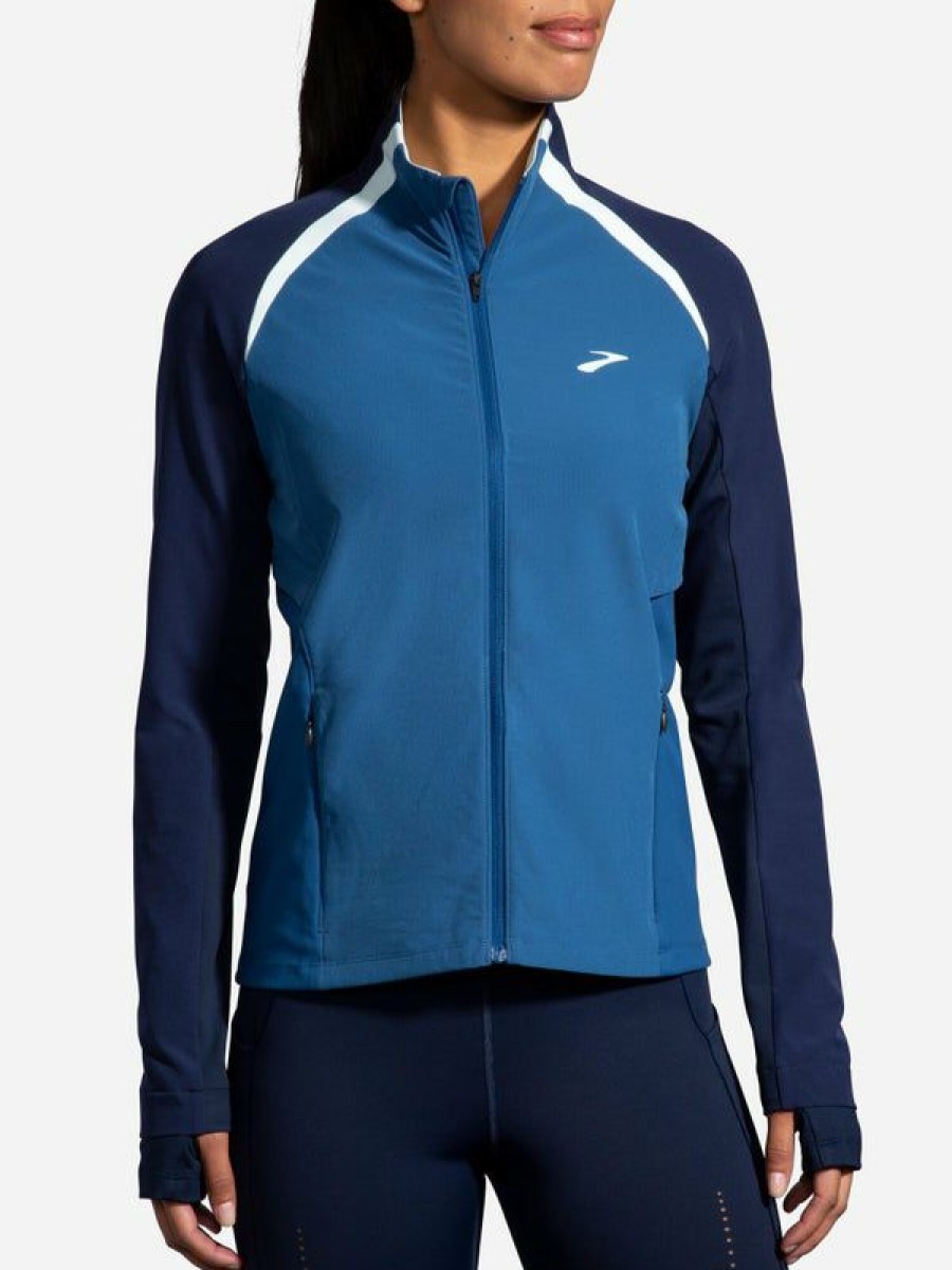 Jackets & Vests * | Brooks Women'S Fall Fusion Hybrid Jacket Classical