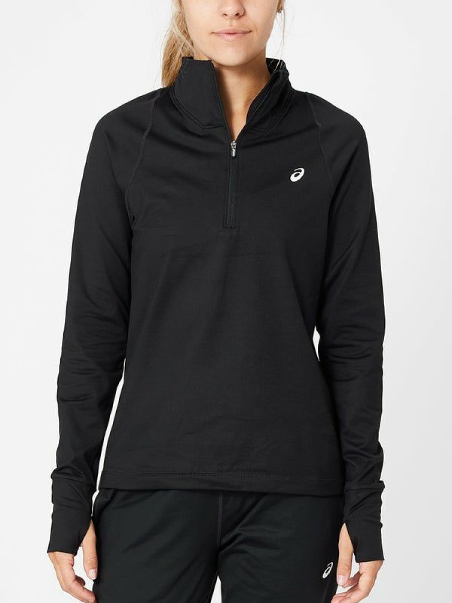 Long Sleeve Hoodies & Zips * | Asics Women'S Core Thermopolis Half Zip Fire Sale