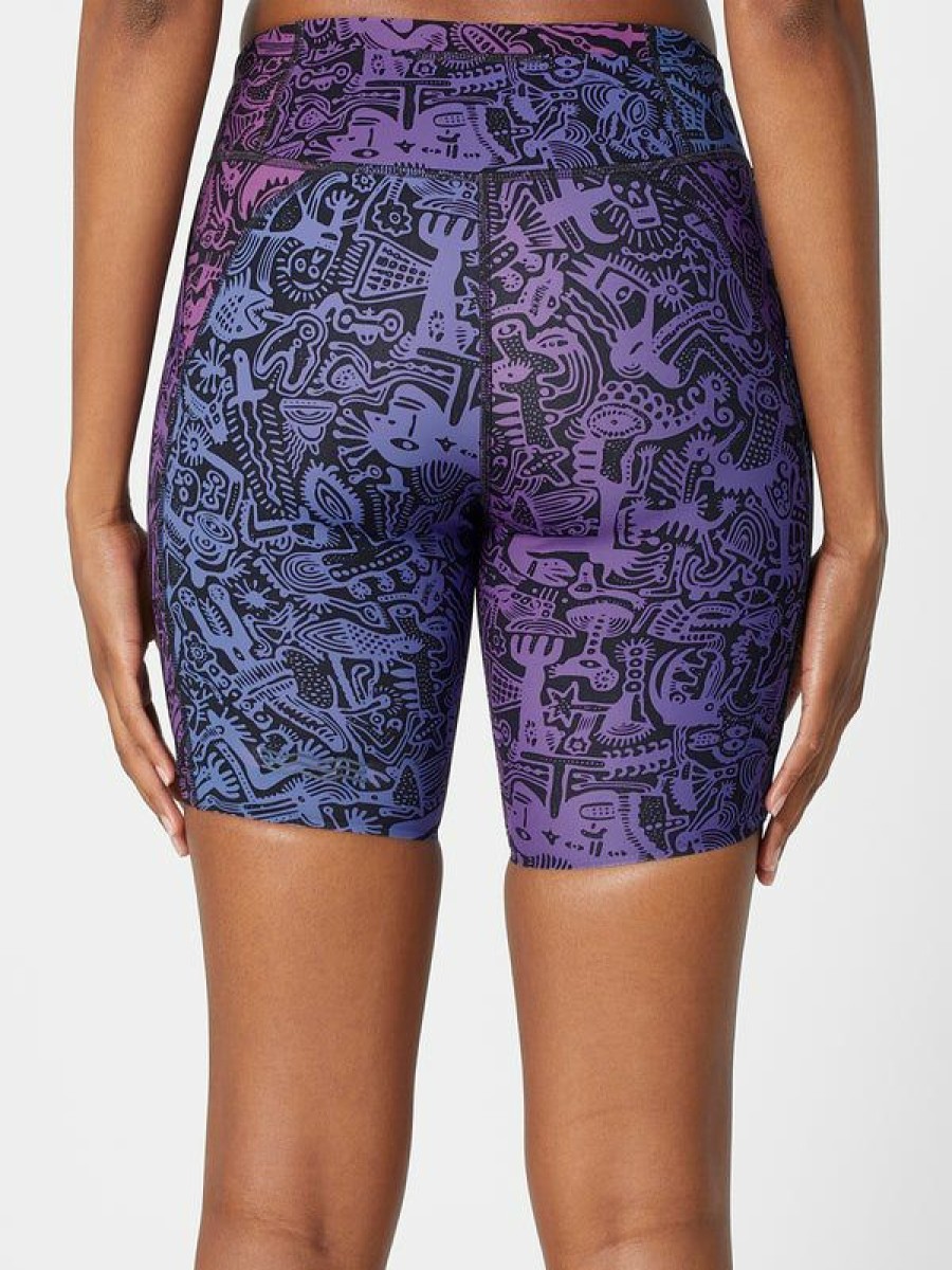 Shorts & Skirts * | Janji Women'S 7 Groundwork Pace Short Batik Puple Wholesale