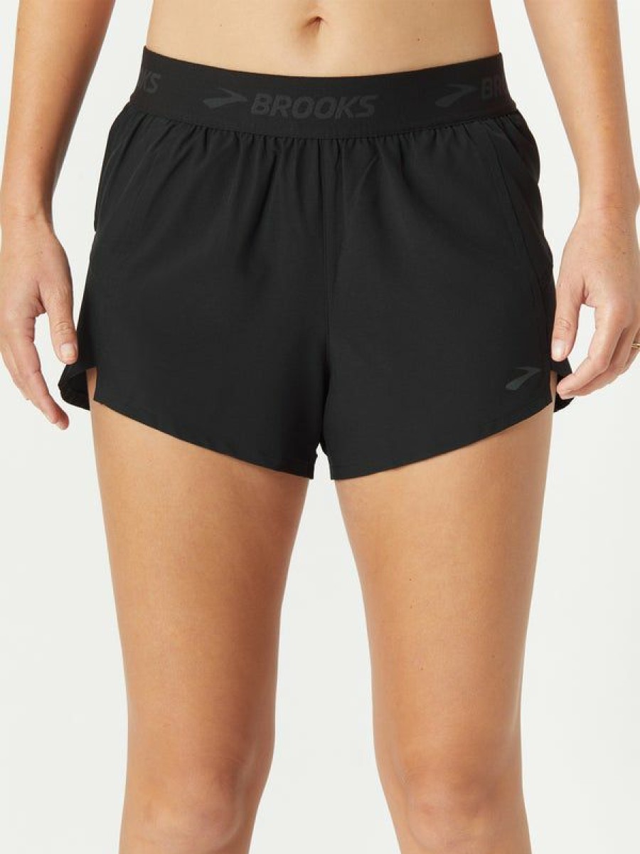 Shorts & Skirts * | Brooks Women'S Core Chaser 3 Short Crazy Deals