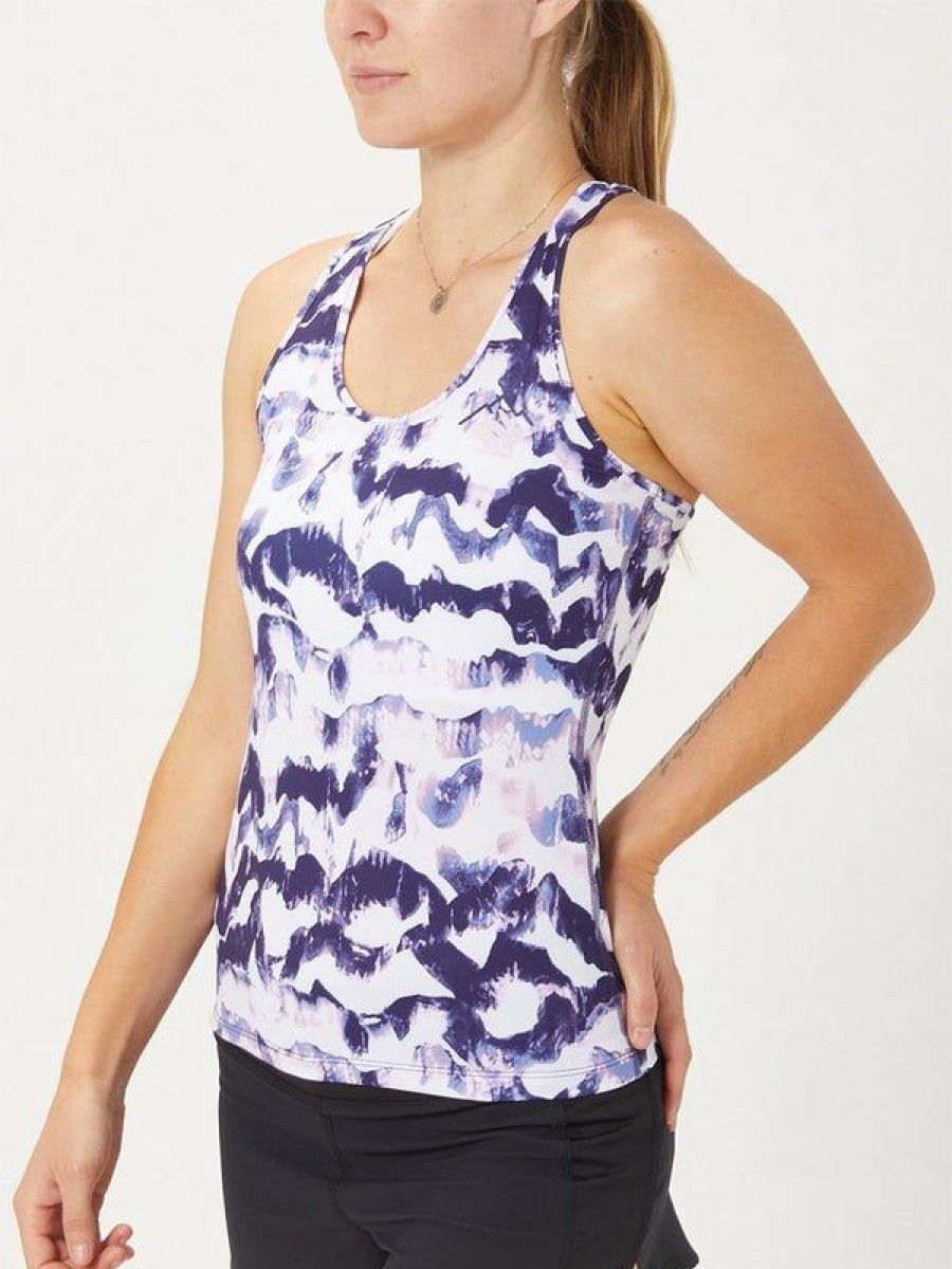 Tanks And Singlets * | Rabbit Women'S Ez Tank Lilac Hint Lower Price