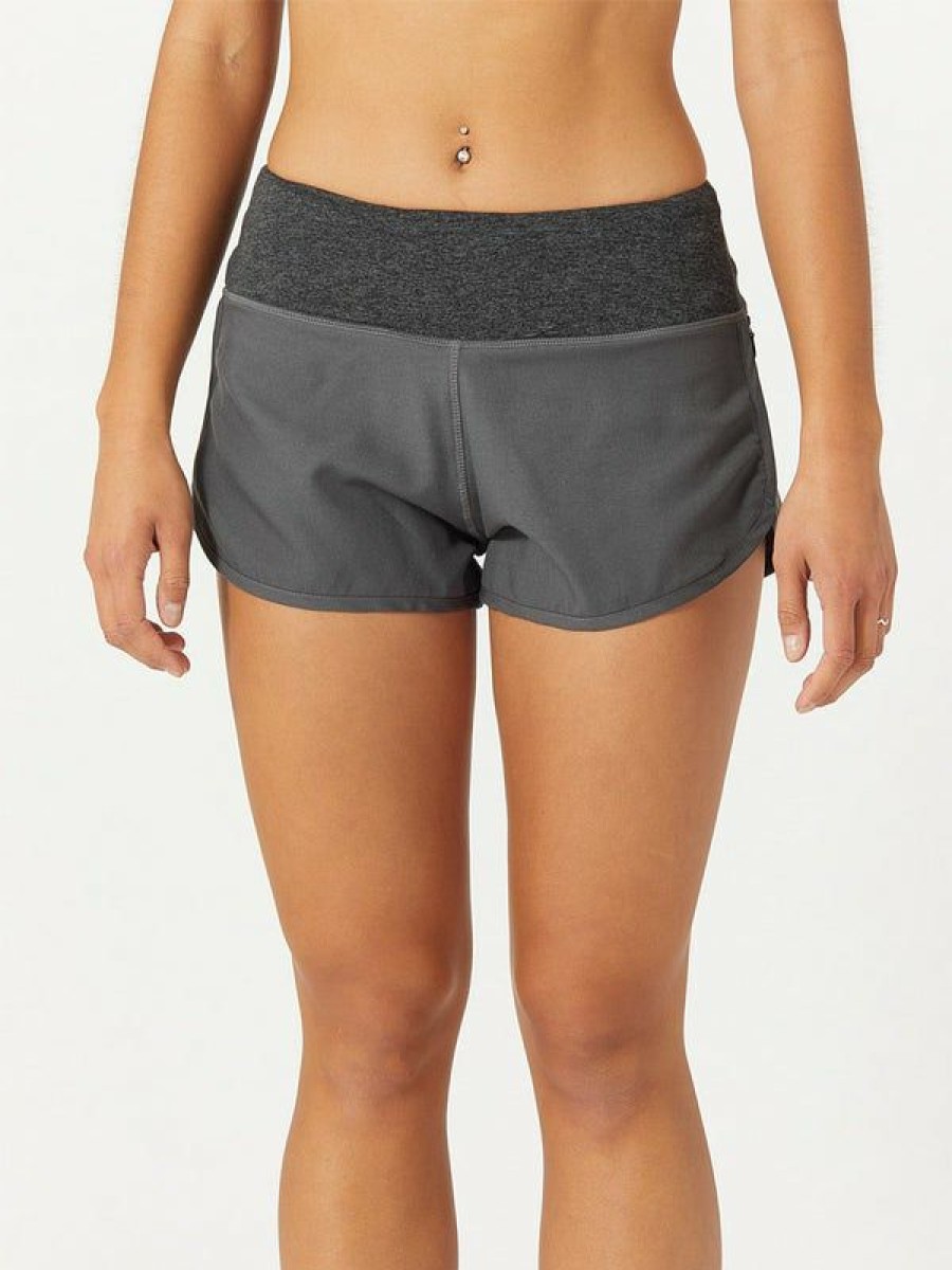 Shorts & Skirts * | Rabbit Women'S Pocket 4 Shorts Charcoal Best Sellers