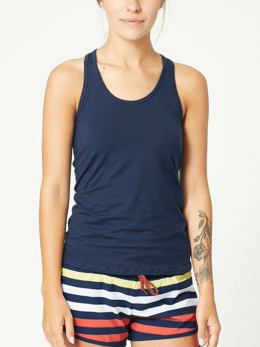 Tanks And Singlets * | Rabbit Women'S Lightning Tank Dress Blues Cheaper