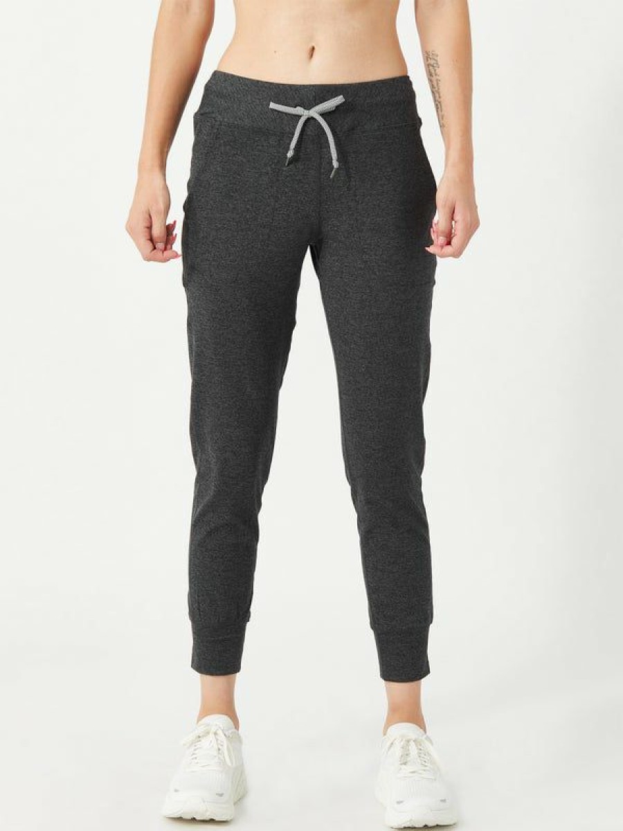 Capris Tights & Pants * | Rabbit Women'S Ez Joggers Black Charcoal Promotions