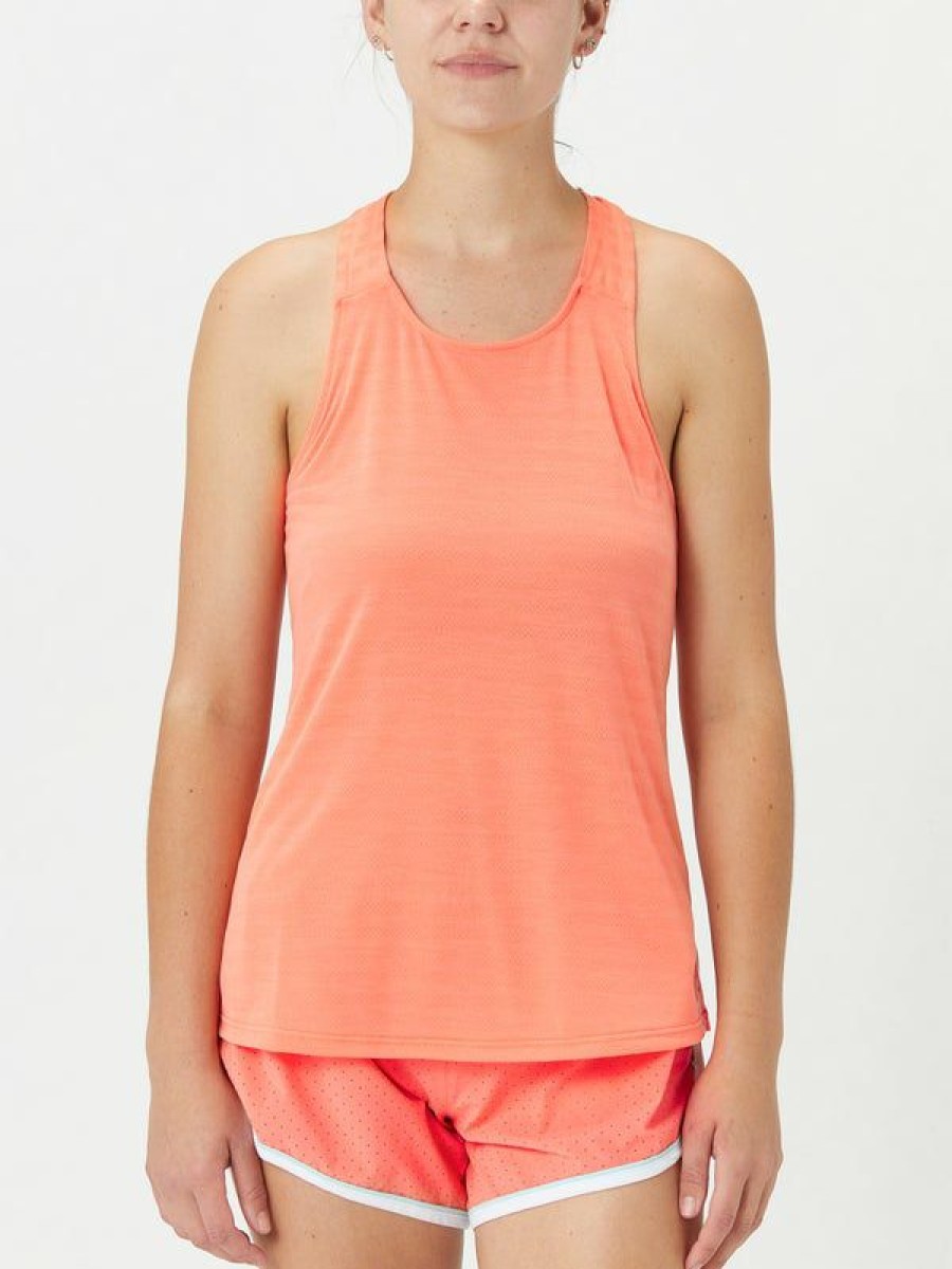 Tanks And Singlets * | Rabbit Women'S Rabbit Back Tank Coral Best Sellers