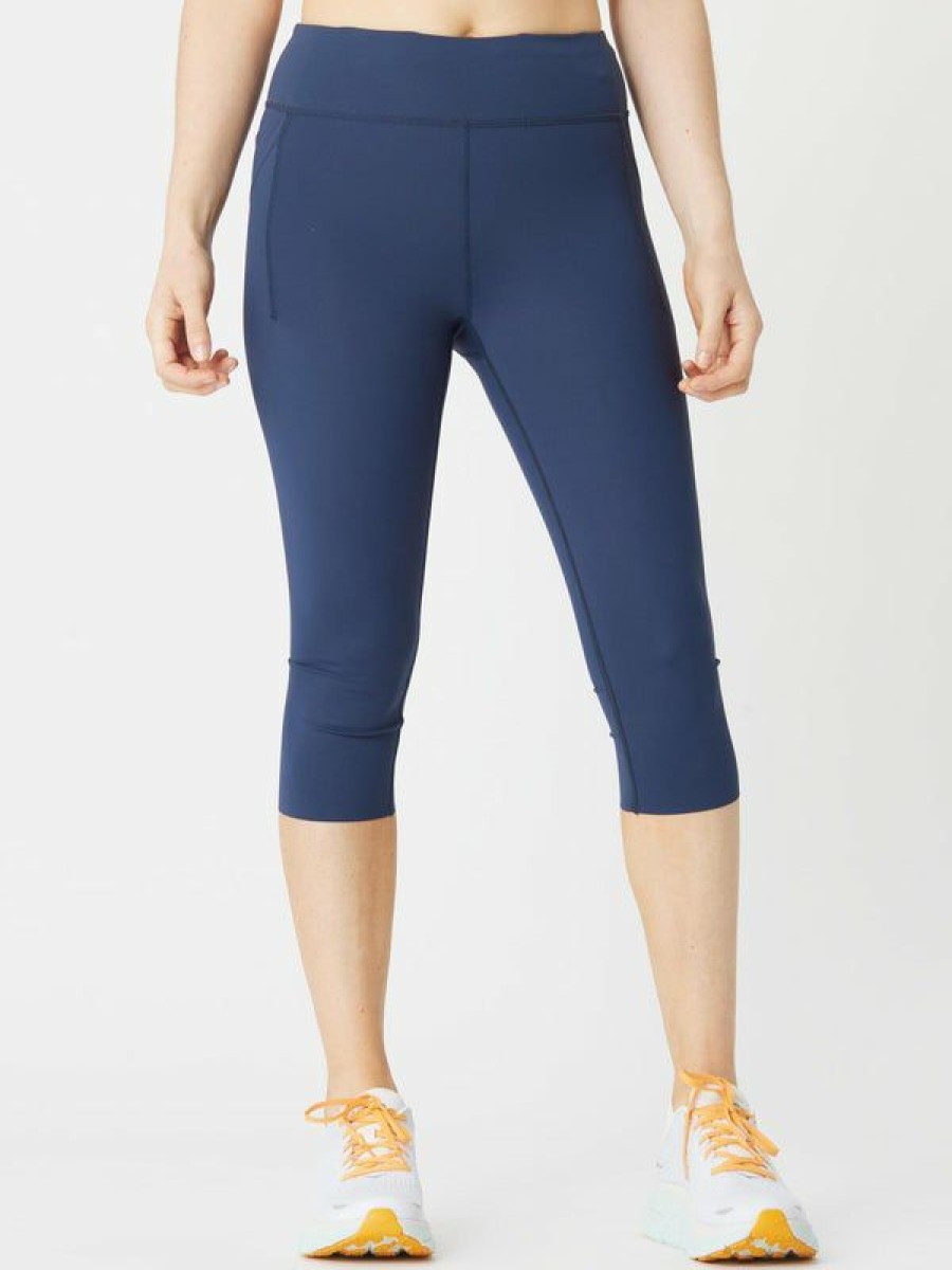 Capris Tights & Pants * | Rabbit Women'S Core Speed Capris Dress Blues Sales